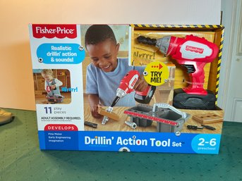 New Fisher Price Realistic Drill Action &sound