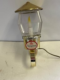 VINTAGE NARRAGANSETT BEER ELECTRIC CANDLE WALL LIGHT CLIPPER SHIP SIGN SCONCE