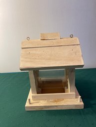 Never Used- Wooded Bird Feeder