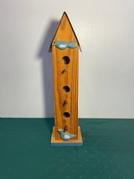 Never Used Wooden 3 Story Birdhouse