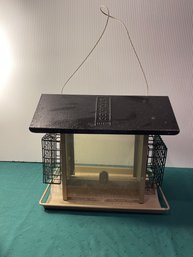 Used - Stokes Select Stokes Select Large Hopper Bird Feeder With Two Suet Cake Holders, 6lb Seed Capacity