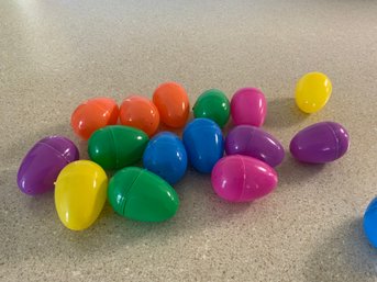 16 Plastic Eggs, Larger 3 Inch Size
