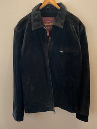 Medium - Mens Authentic Seattle Suede/ Leather Jacket. Eddie Bauer
