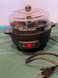 Hamilton Beach 7 Egg Cooker. Make Soft-, Medium-, Or Hard-boiled Eggs. Or Poach With Included Tray