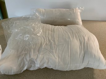 2 Standard Size Pillows, New