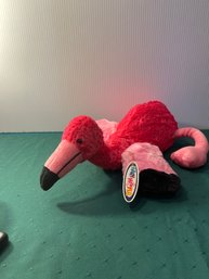 Mary Meyer Flip Flops Pink Flamingo Plush Stuffed Animal 15
