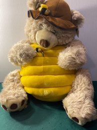 Peek-a-Boo Toys Honey Bear With Bees Plush Stuffed Bee Keeper 12'