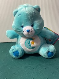 Care Bear Bedtime Bear 9 Inch Plush With Tag Blue Moon Star 2003 Nanco