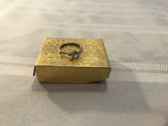 Beautiful Ring, Size 6, CZ Stone