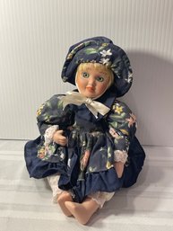 9 Inch Vintage Wind Up Musical Moving Doll By ANCO  Beautiful Doll