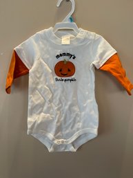 New - Mommys Little Pumpkin Onesie 6-12 Months