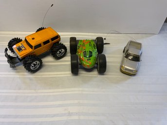 3 Old Toy Vehicles, Missing Remote And 1 Missing Battery Pack