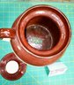 Roseville Pottery Bean Pot With Handle, Lid Vintage