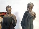 Vintage MAASAI Figurine Tribal SCULPTURE Lot 2 12'H