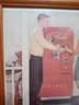 Ice Cold Coca-Cola AD 1955 Wood Framed Advertising