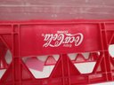 Vintage Red Coca-Cola Bottle Plastic Tray
