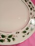 JAPAN Christmas Fine China Plate 10.5' Holly Party Server