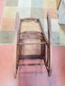 Vintage Wood Rocking Chair 34' H