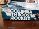 NEW COLUMBIA Space MODEL KIT W/ Booster ROCKETS (1981) Vintage 1/144 SCALE 17'