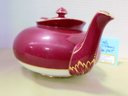 Red Tiffany NY Teapot Lidded Spode's England