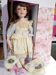 NEW Porcelain 26' Laureen's Collectibles Doll