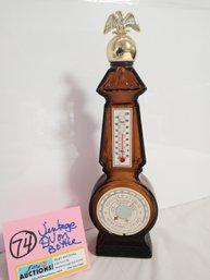 Vintage AVON BOTTLE Thermometer Eagle Top 9.5'