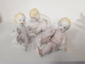 Vintage Apel Bavarian Porcelain Figurines Lot (3)