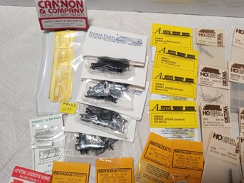 Assorted NEW TRAIN Parts & Details HO Scale More (50) Sealed Bags