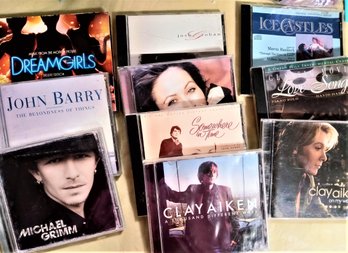 LOT MUSIC CD'S In Cases Vintage