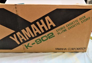 Vtg YAMAHA K-902 Stereo Cassette Deck Platine Dual Cassette Stereo In Original Box