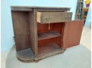 Entryway Curio Cabinet Mahogany With Mirrored Door Would Look Great Painted!