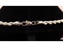 20' Sterling Silver Rope Chain 20g  With Lobster Clasp