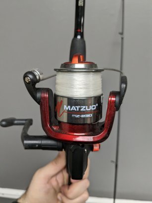 Matzuo MZ-230 Fishing Reel & Rod #2055