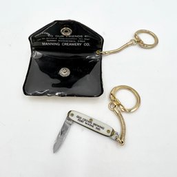 RARE Old Crown Brewing Miniature 2.5in Knife - 1962 Golden Anniversary Gift From Manning Creamery Co