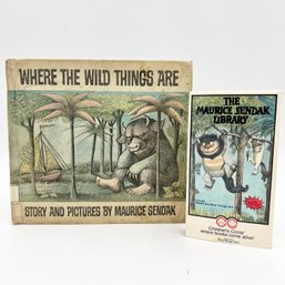 RARE 1963 First Edition - Library Edition Of WHERE THE WILD THINGS ARE With VHS