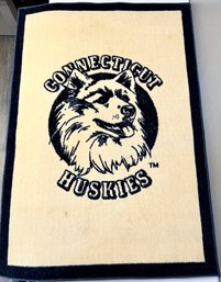 Vintage UCONN Huskies Large Floor Mat / Wall Covering - 52in X 65.5in