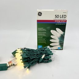 NEW IN BOX - GE String Of 50 LED Crystal Miniature Lights