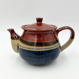 Gorgeous Vintage Clay Teapot