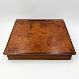 Vintage Wooden Sloping Clerk Writing Desk - Table Top / Lap Desk