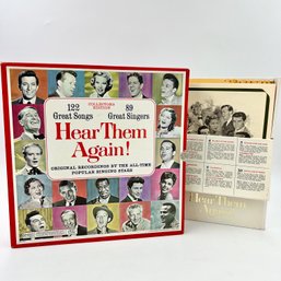 Readers Digest - HEAR THEM AGAIN! - 10 LP Collector Series Record Set And Book
