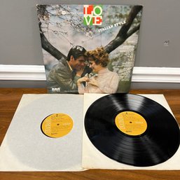 LOVE, ITALIAN STYLE - 2 LP Vinyl Compilation Set - 1973 Tele House Records
