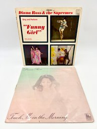 Pair Of DIANA ROSS Records: FUNNY GIRL (S-672), TOUCH ME IN THE MORNING (5C 062-94606)