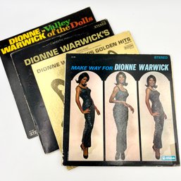 Lot Of 4 DIONNE WARWICK Vinyl LPs: Golden Hits Part 1 & 2, Valley Of The Dolls, Make Room For Dionne Warwick