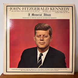 RARE - JOHN FITZGERALD KENNEDY: A MEMORIAL ALBUM - 1963 Record Narrated By Ed Brown