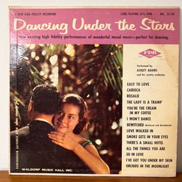 Vintage 1958 WALDORF MUSIC-HALL - DANCIN UNDER THE STARS - 33 1/3 RPM Vinyl LP