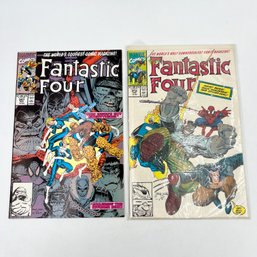 MARVEL: FANTASTIC FOUR #347, 348 - Intro Of The NEW FANTASTIC FOUR  - Spider-Man, Wolverine, Ghost Rider, Hulk