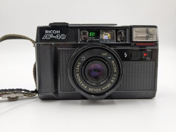 Vintage Ricoh AF-40 35mm Film Camera With Case
