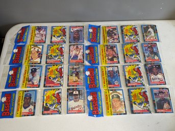 1988 Donruss Leaf Baseball Cards Sealed Wax Rack Packs (Lot #1) - NEW