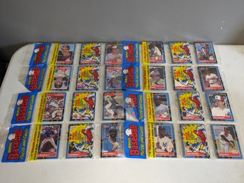 1988 Donruss Leaf Baseball Cards Sealed Wax Rack Packs (Lot #2) - NEW