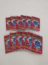 1988 Score Baseball Cards Sealed Wax Packs Lot Of 10 - NEW